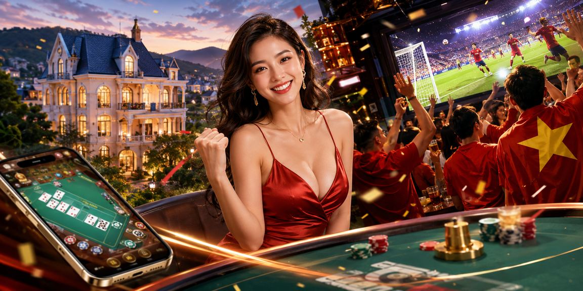 Người chơi Đà Lạt tham gia baccarat trực tuyến trong phòng nghỉ dưỡng ban đêm